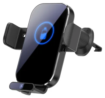 Produktbild von Auto-Handyhalterung, maximale Leistung 66 W, Touch-to-Open, Halterung intelligentes Induktionsladen, Typ-C-Ladeanschluss, schwarz