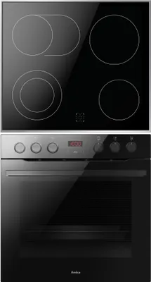 Produktbild von Amica EHCX 933 130 S Set Einbauherd + Glaskeramikkochfeld