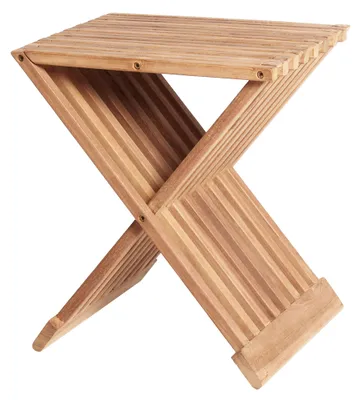 Produktbild von Teakholz Garten-/Beistelltisch - bene living - Fishbone 40 x 30 cm