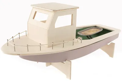 Produktbild von Fischerboot mit Knatterantrieb Bausatz