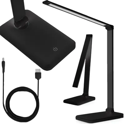 Produktbild von LED Schreibtischleuchte Schreibtischlampe Tischleuchte Leselampe Nachttischlampe Nachttischlampe Tischlampe Bürolampe Schwarz Retoo
