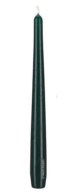 Produktbild von Spitzkerzen Dunkelgrün 240 x Ø 23 mm, 12 Stück