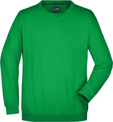 Produktbild von Klassisches Komfort Rundhals-Sweatshirt fern-green, Gr. 4XL