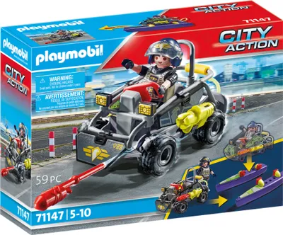 Obrázok produktu pre City Action Set 71147 SWAT Terénna štvorkolka špeciálnej jednotky