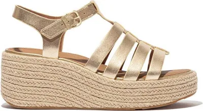 Produktbild von Fitflop Fisherman Keilsandalen Golden EU 42 Frau Golden EU 42