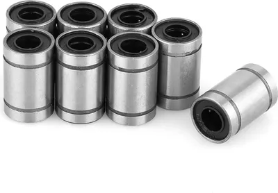 Obrázok produktu pre 8ks LM6UU 6mm lineárne pohybové guľôčkové ložiskové puzdro pre 3D tlačiareň CNC diely