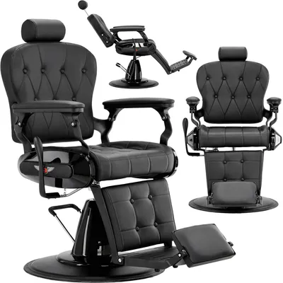 Immagine prodotto di Poltrona da barbiere parrucchiere idraulica girevole per il salone barbiere barber shop Diodor Barberking