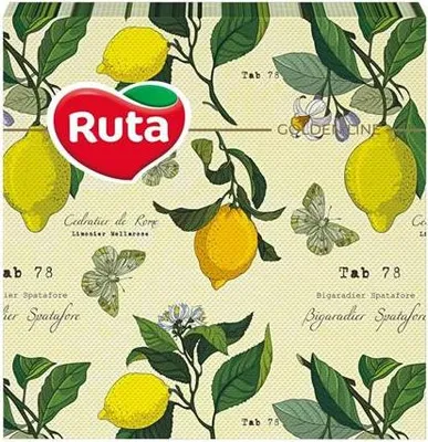 Produktbild von Servietten "Küche", 2-lagig, 1/4-Faltung, 33 x 33 cm, 20 Stück, RUTA N0281