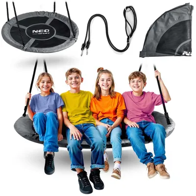 Produktbild von Neo-Sport Swingo 120 cm Krähennestschaukel, KI-generiertes Bild
