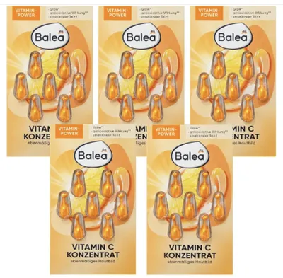 Produktbild von Balea Vitamin C Konzentrat 35 Kapseln – Gesichtsserum mit Vitamin C & E