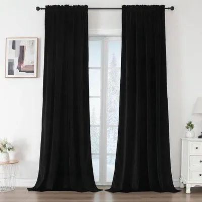 Produktbild von Schwarze Wärmedämmrolladen, 132 x 245 cm, 2-Stück-Satz