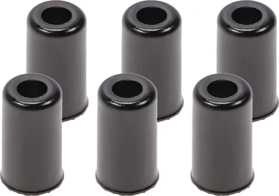 Produktbild von 6 Stück PROMAX Endkappe Hülse Aussen Hülle Bremszug Fahrrad Ø5mm Stahl schwarz
