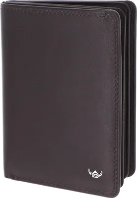 Productafbeelding van Golden Head Leer identiteitskaarthoesje Polo RFID Protect Ausweisetui mit Scheinfach 4476 Dunkelbraun donkerbruin