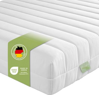 Komfortable 7-Zonen Kaltschaummatratze | 90 x 200 cm | 16cm | H2 & H3 | ergonomisch | DREAMSTAR Easy Flex