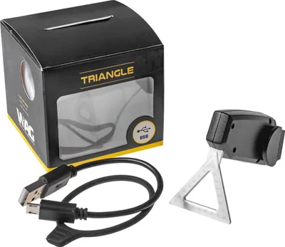 Obrázok produktu pre Trojuholníkové zadné LED svetlo s nabíjaním cez USB