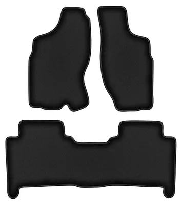 Immagine prodotto di Tappetini in moquette per Volkswagen Phaeton Long 2002-2012 (berlina) – set 4 pezzi, neri, su misura – Wielganizator DURBAN