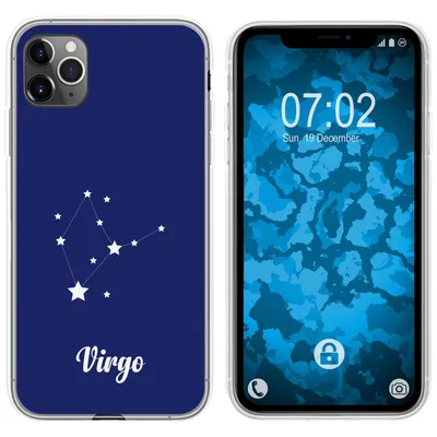 Produktbild von PhoneNatic Case kompatibel mit Apple iPhone 11 Pro Silikon-Hülle SternzeichenVirgo M2