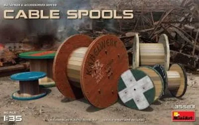 Immagine prodotto di MiniArt 1:35 Bobine per cavi in legno (6) Modellismo in plastica