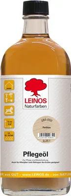Produktbild von Leinos Naturfarben Pflegeöl 285 farblos 250ml Kork, Holz, Linoleum