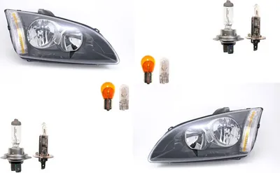 Immagine prodotto di Johns, fari alogeni anteriori per Ford Focus 05 04-08 set di lampadine L R