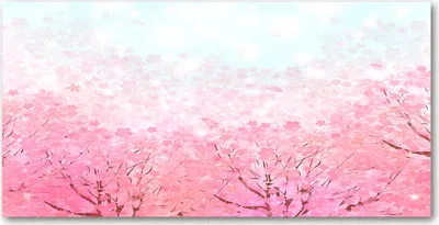 Produktbild von Tulup® Glas-Bild - 100x50 -Wandkunst - Wandbild hinter gehärtetem Sicherheitsglas  - Blumen & Pflanzen - Kirschblüten - Rosa