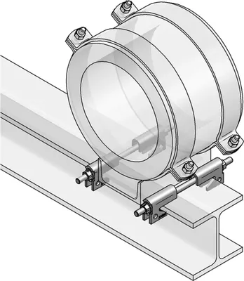 Productafbeelding van MEFA verbindingsstuk type 4B III, geschikt voor HEA 200, HEB 180-200, IPE 360-400, 1 stuk.