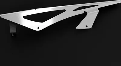 Produktbild von ZIEGER Kettenschutz kompatibel mit Kawasaki Z1000 | Z1000SX silber