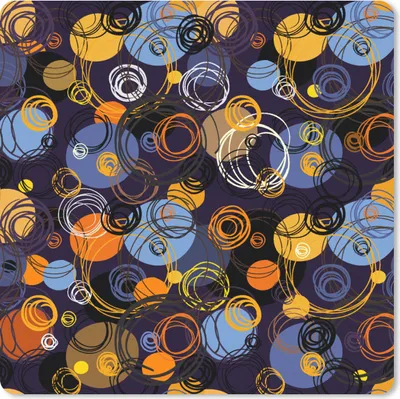 Produktbild von MuchoWow® Mauspad Mousepad Muster - Abstrakt - Ringe 30x30 cm - Mousepads - Maus Mat - Pad - Mausunterlage - Gaming