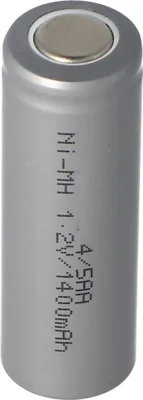Produktbild von AccuCell NiMH Akku 1,2V 1400mAh 4/5AA ohne Lötfahne 43 x 14,5mm
