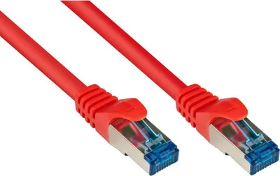 Produktbild von Patchkabel Cat.6A S/FTP, PiMF, halogenfrei, rot, 3m