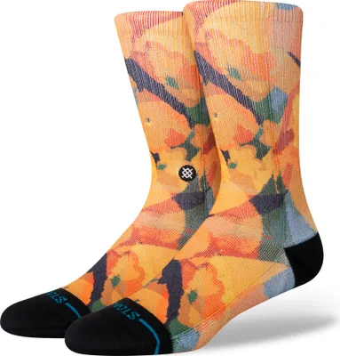 Produktbild von Stance Keys Crew Socken Floral schwarz bunt 1 Paar