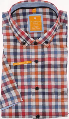 Redmond Kurzarm-Hemd in rot
