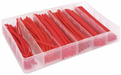Zdjęcie produktu dla Zestaw rurek termokurczliwych, czerwony