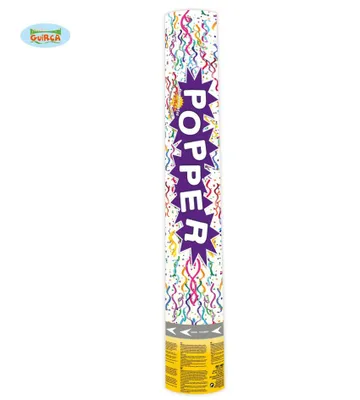 Produktbild von Karneval Feier Flimmernde Konfettikanone Party Silvester Spaß Überraschung Effekt Event Deko Highlight Bunt 60 cm, Farbe: Mehrfarbig