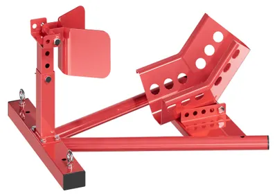 Produktbild von Wiltec Motorradständer vorne für 13-17" 90-130 mm Reifen, 605 x 480 x 330 mm, als Montagehilfe aus Stahl für Vorderrad, Motorradheber