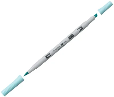 Produktbild von Dual-Fasermaler ABT Pro Keilspitze/Pinselspitze Alkoholbasis aqua Packung mit 3 Stück
