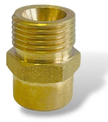 Produktbild von Reduzierstück Messing Fittings AG auf IG mit Dichtung Reduzierung Redstück AG 3/8 auf IG 1/4 Zoll