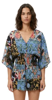 Image de Combinaison d'été pour femme Zara à motif floral, taille XS