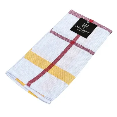 Image de Euromat Gracja Serviette de Cuisine Coton à Carreaux 45x65 cm