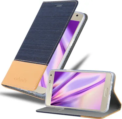 Image de Cadorabo Housse pour Samsung Galaxy A5 2015 Housse en bleu Housse pour portable Etui Book Case Cover