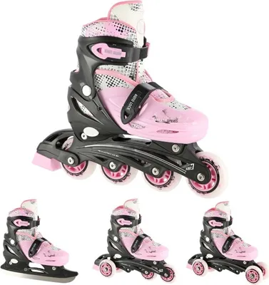 Obrázek produktu pro Brusle NILS Extreme NH18331 4v1 růžové