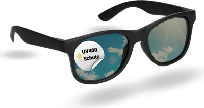 Produktbild von Sonnenbrillen umweltfreundlich 'Umi' - Sonnenbrille Herren & Damen - Brille mit UV400 Schutz für den Sommer - schwarz
