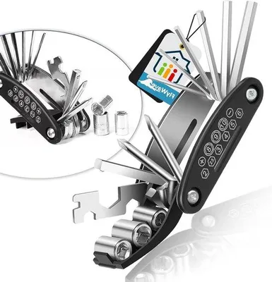 Produktbild von Fahrrad-Multitool 16-in-1 klein schwarz