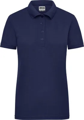 Produktbild von James & Nicholson Damenpoloshirt Workwear, Gr. 3XL,navy