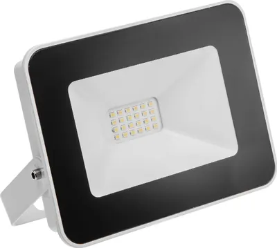 Produktbild von GTV lighting LED-Flutlichtstrahler iLUX, 20W, 1600lm AC220-240V, 50/60 Hz, PF>0,5, RA>80, IP65, 120°, 6400K, weiß