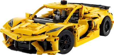 Produktbild von LEGO Technic Chevrolet Corvette Stingray - Bauspielzeug zum Sammeln - Spielzeug Sportwagen - Modell Auto - Geschenk für Jungen und Mädchen ab 9 Jahren, die Spielzeugautos lieben 42205