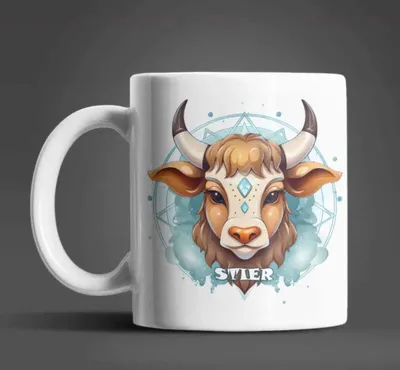 Produktbild von Sternzeichen Tierkreis Kaffeetasse Tasse Geschenkidee Geschenk 330 ml – Stier