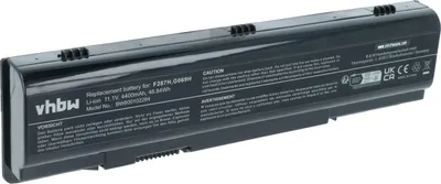 Produktbild von vhbw Akku Ersatz für Dell 451-10673, F286H, 312-0818, R988H, F287F, F287H für Notebook (4400 mAh, 11,1 V, Li-Ion)