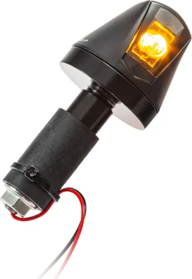 Produktbild von Universal Motorrad Lenkerenden - Hi-Power-LED Blinker Knight schwarz getönt