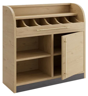Produktbild von LEA | Besteckschrank | B:H 110 x 105 cm | Eiche | 1xTür + 2xBöden